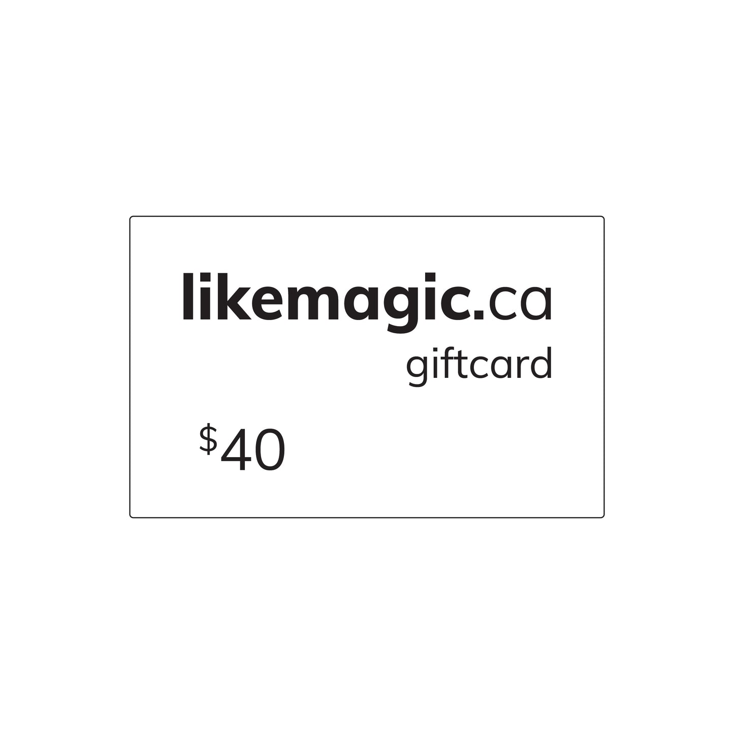 Like Magic Gift Card